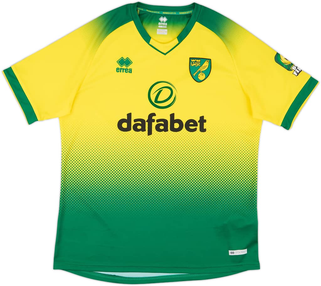 2019-20 Norwich Home Shirt - 9/10 - (3XL)