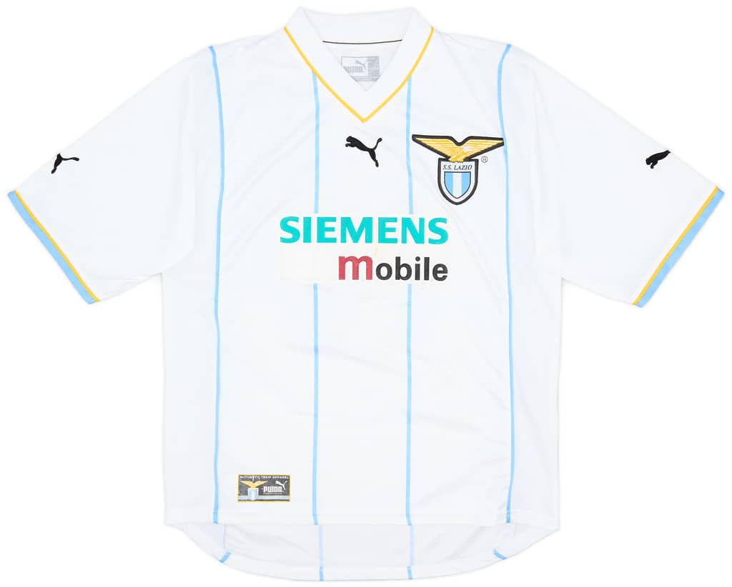 2001-02 Lazio European Home Shirt Crespo #10 - 8/10 - (S)