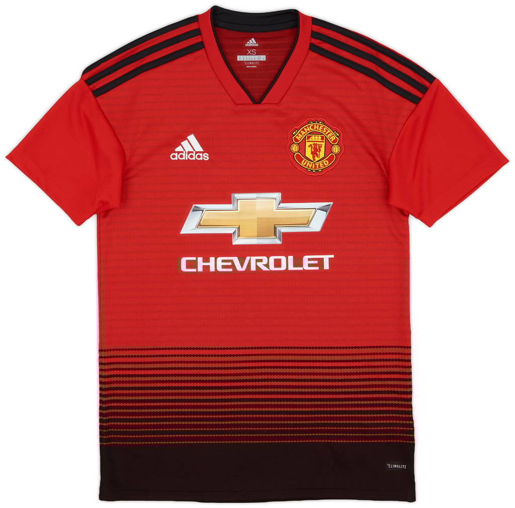 2018-19 Manchester United Home Shirt - 10/10 - (XS)