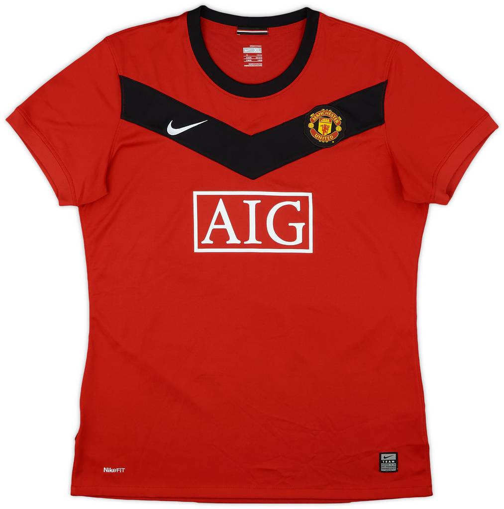 2009-10 Manchester United Home Shirt - 9/10 - (Women's XL)