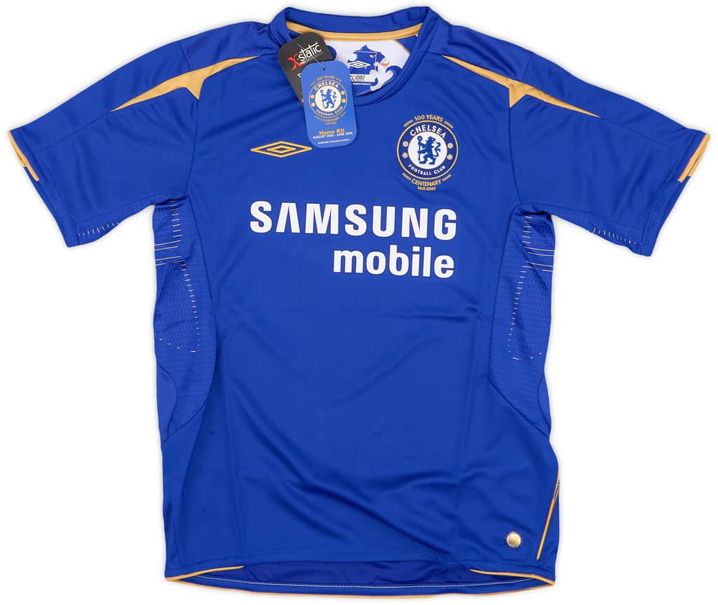2005-06 Chelsea Centenary Home Shirt (M.Boys)