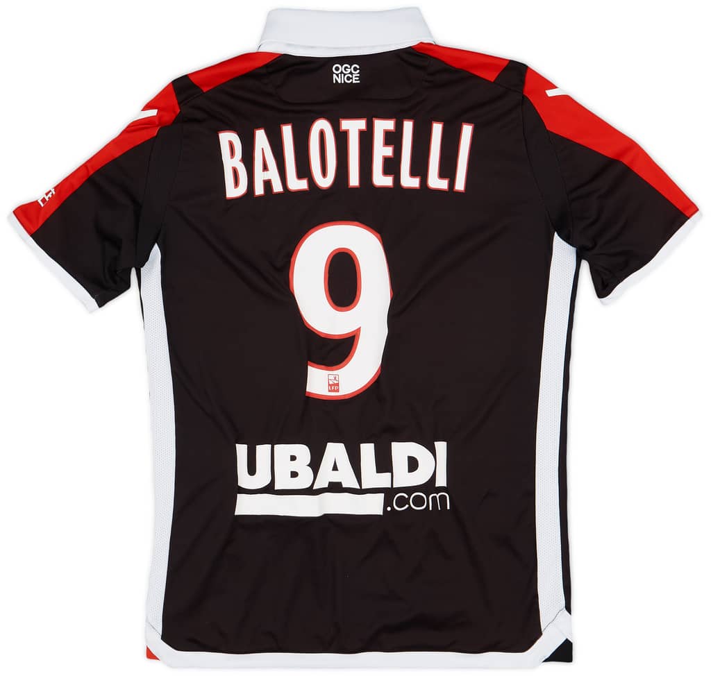 2017-18 Nice Home Shirt Balotelli #9 - 6/10 - (S)
