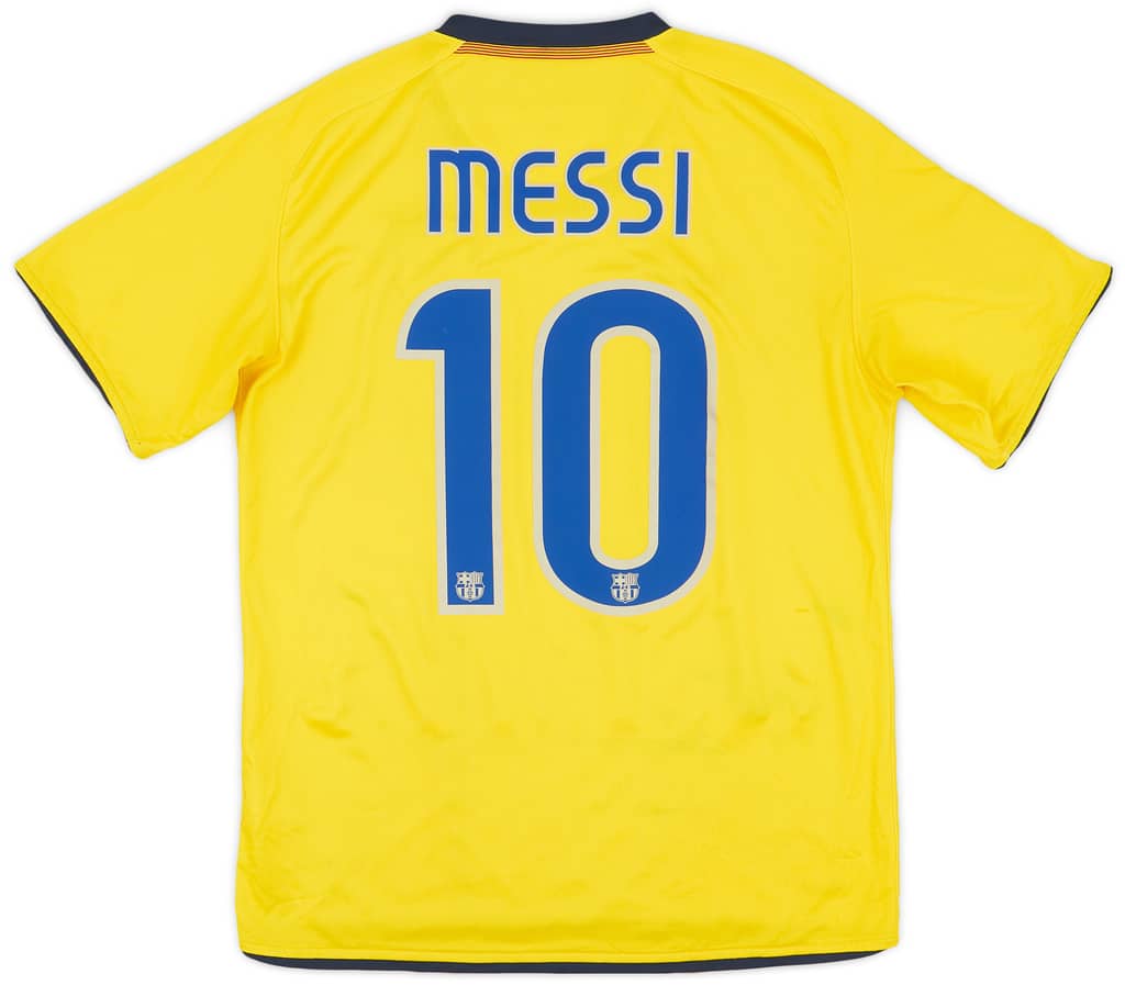 2008-10 Barcelona Away Shirt Messi #10 - 7/10 - (S)