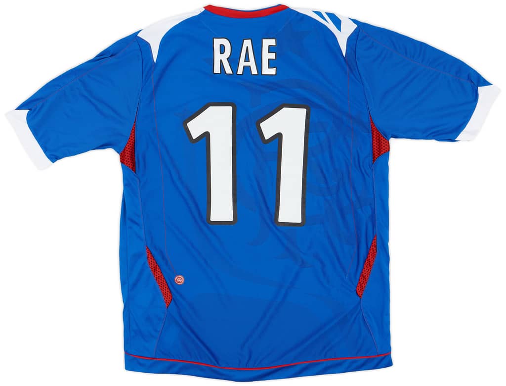 2006-07 Rangers Home Shirt Rae #11 - 8/10 - (L)