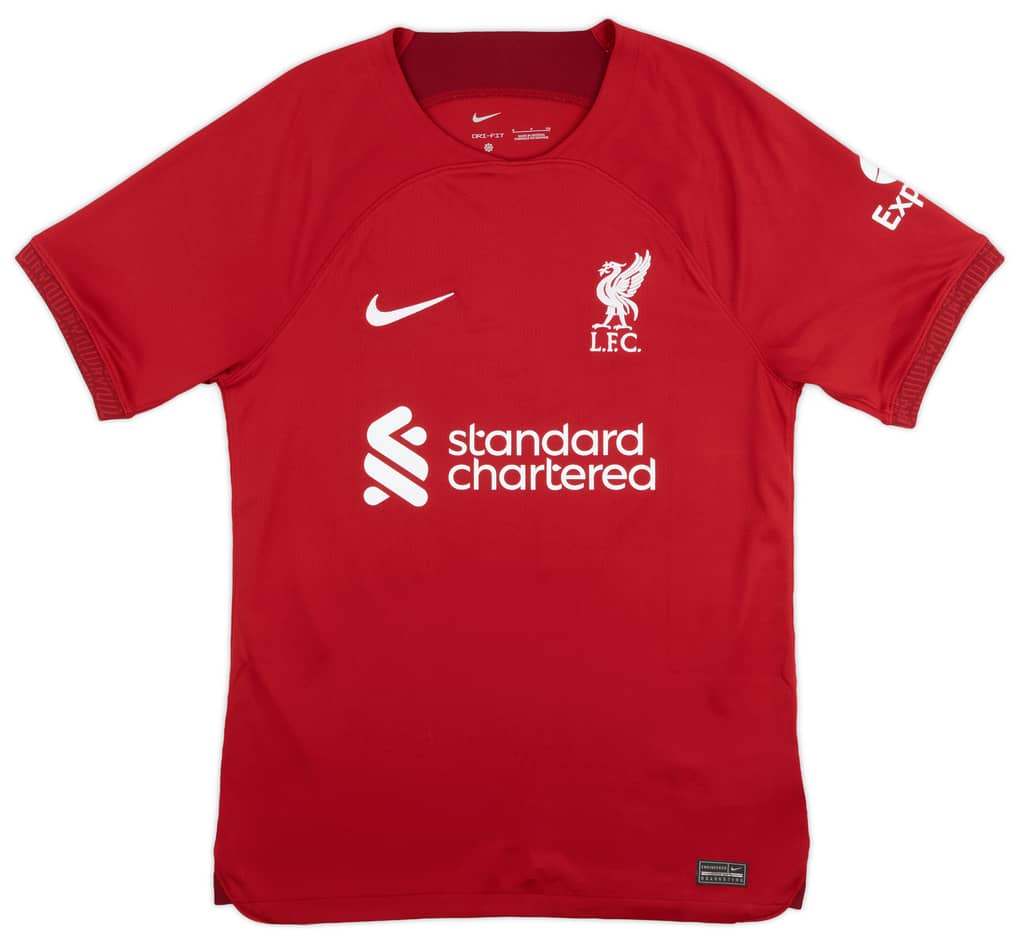 2022-23 Liverpool Home Shirt M.Salah #11 - 9/10 - (S)