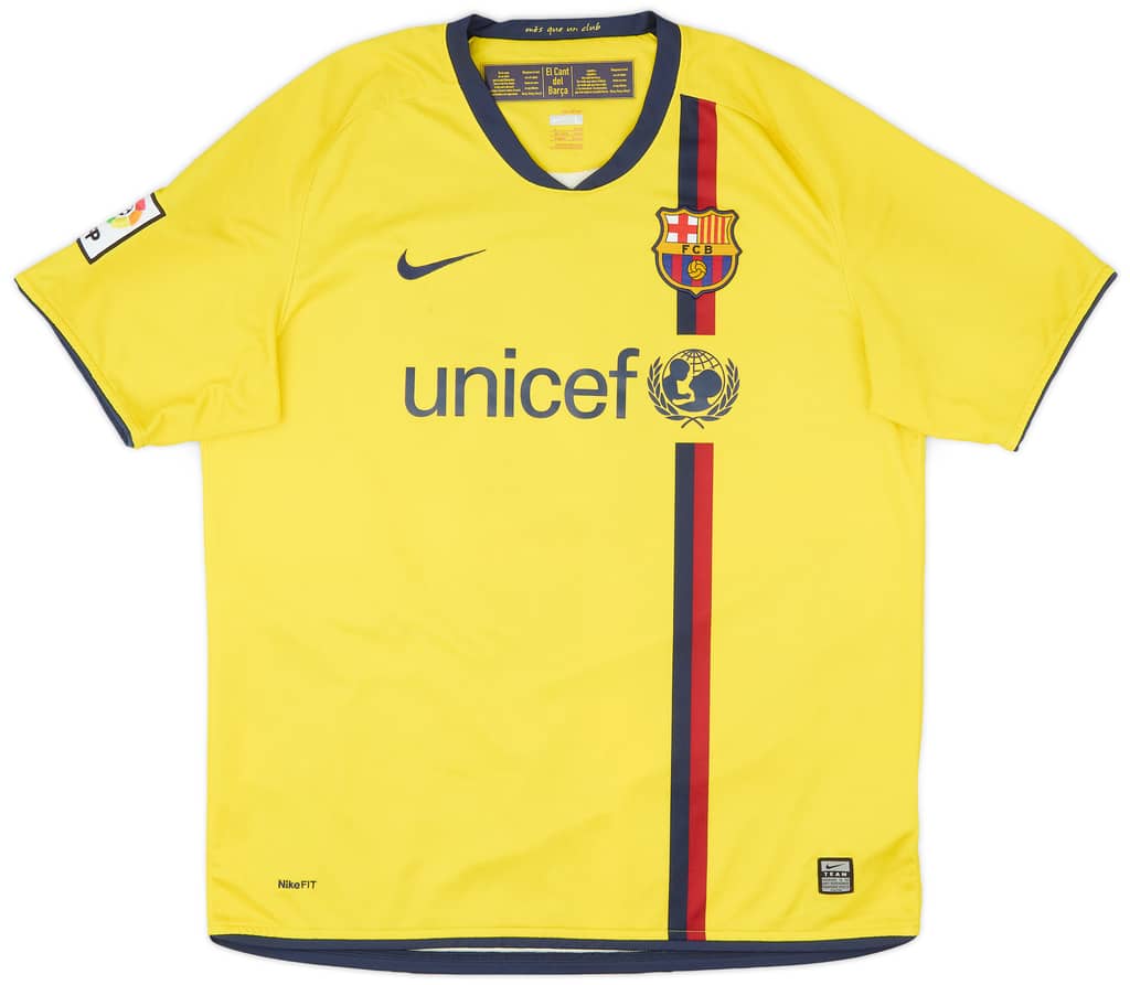 2008-10 Barcelona Away Shirt Messi #10 - 6/10 - (L)