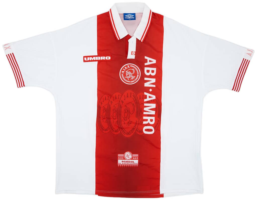 1998-99 Ajax Home Shirt F.De Boer #4 - 9/10 - (XXL)