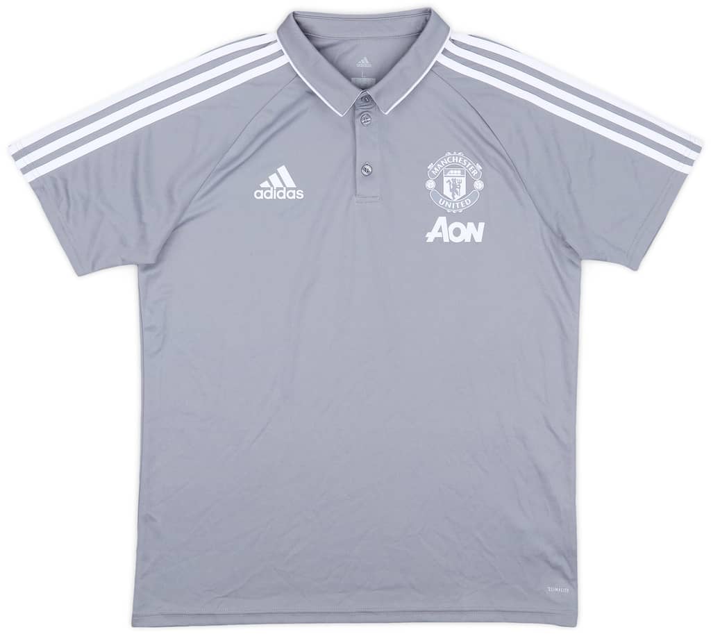 2017-18 Manchester United adidas Polo Shirt - 8/10 - (L)
