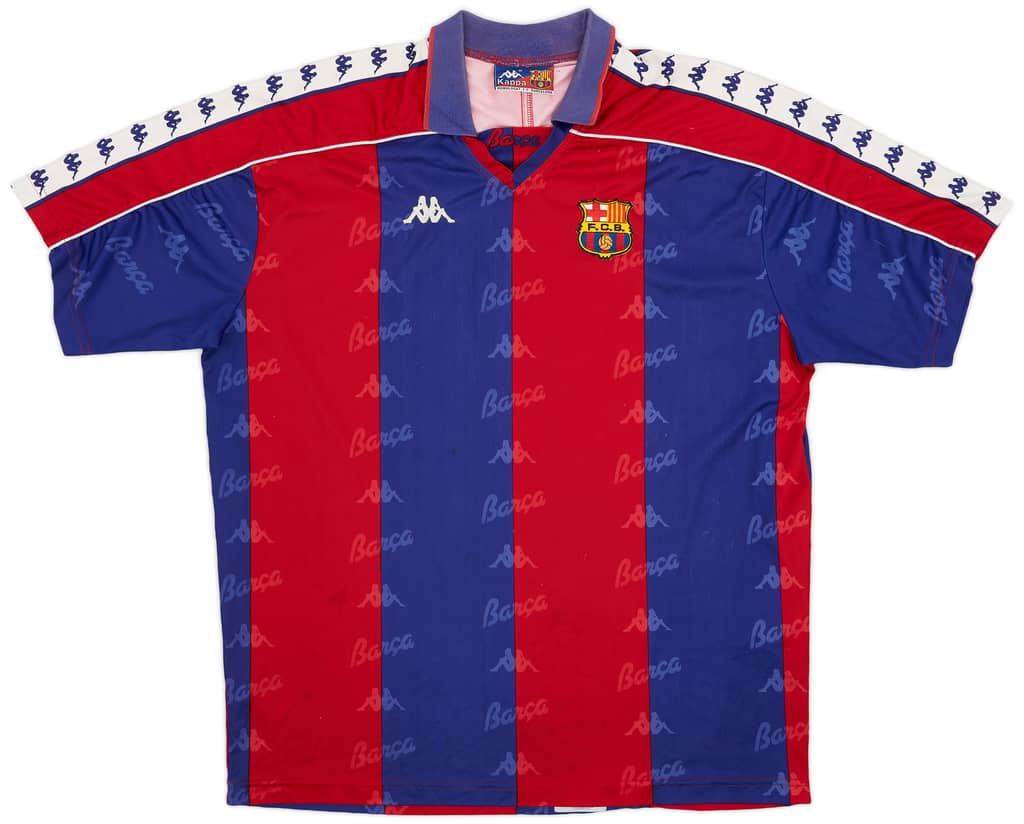 1992-95 Barcelona Home Shirt - 8/10 - (XL)