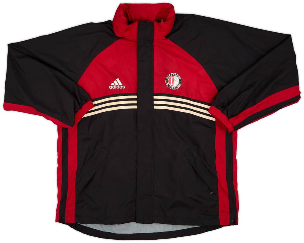 1998-99 Feyenoord adidas Hooded Rain Jacket - 5/10 - (L/XL)