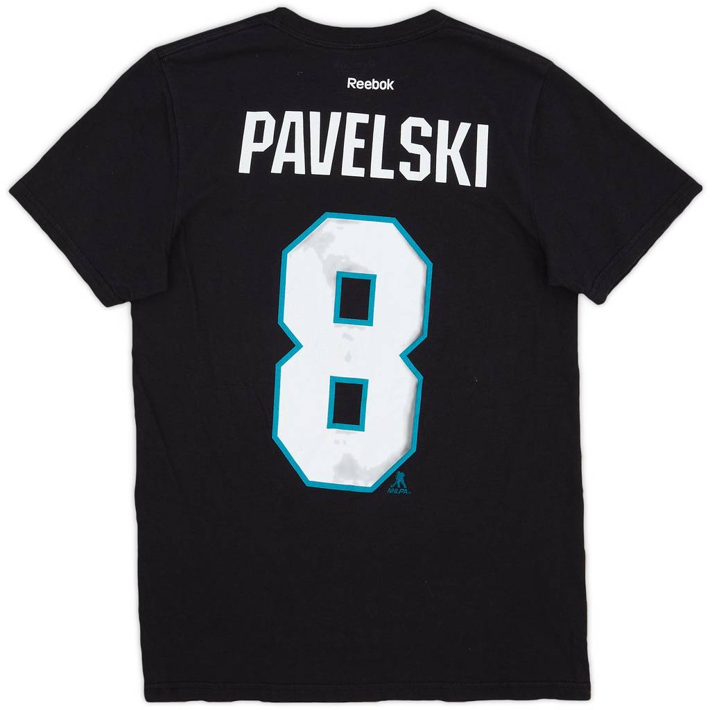 2014-15 San Jose Sharks Pavelski #8 Reebok Tee - 8/10 - (S)