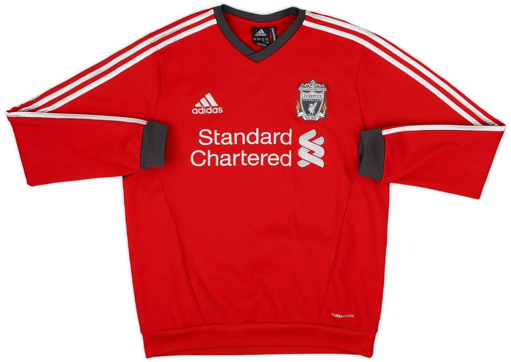 2011-12 Liverpool adidas Sweat Top - 7/10 - (S)