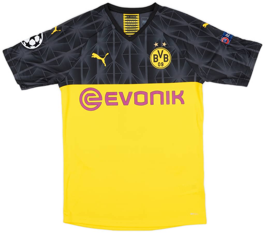 2019-20 Borussia Dortmund Match Issue Champions League Cup Shirt Hakimi #5