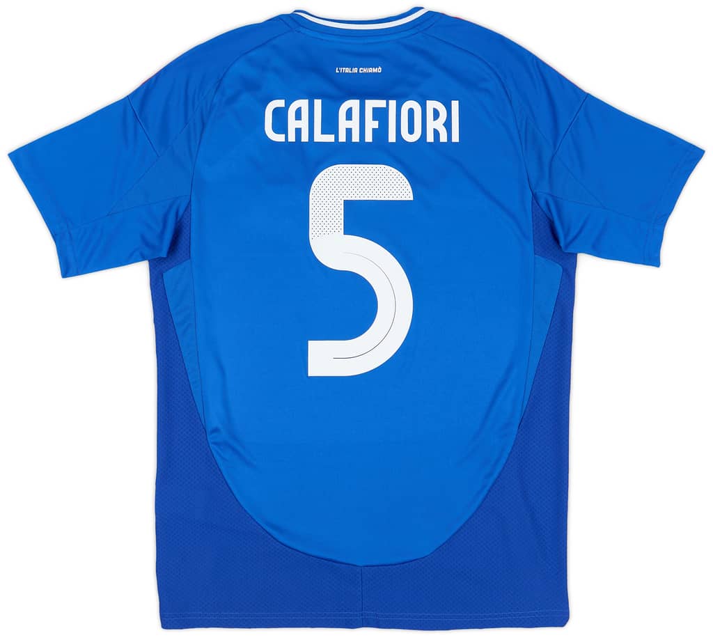 2024-25 Italy Home Shirt Calafiori #5