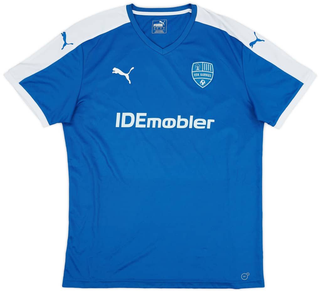 2017-18 VSK Aarhus Home Shirt - 9/10 - (L)