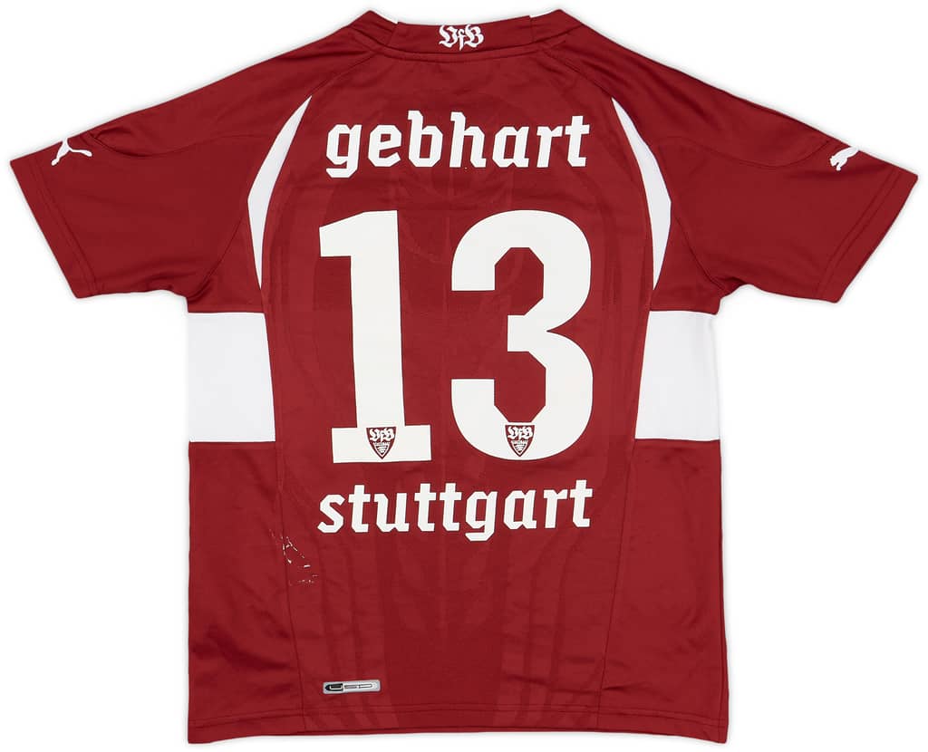 2010-11 Stuttgart Away Shirt Gebhart #13 - 6/10 - (S.Boys)