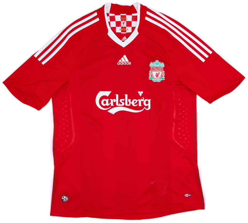 2008-10 Liverpool Home Shirt Gerrard #8