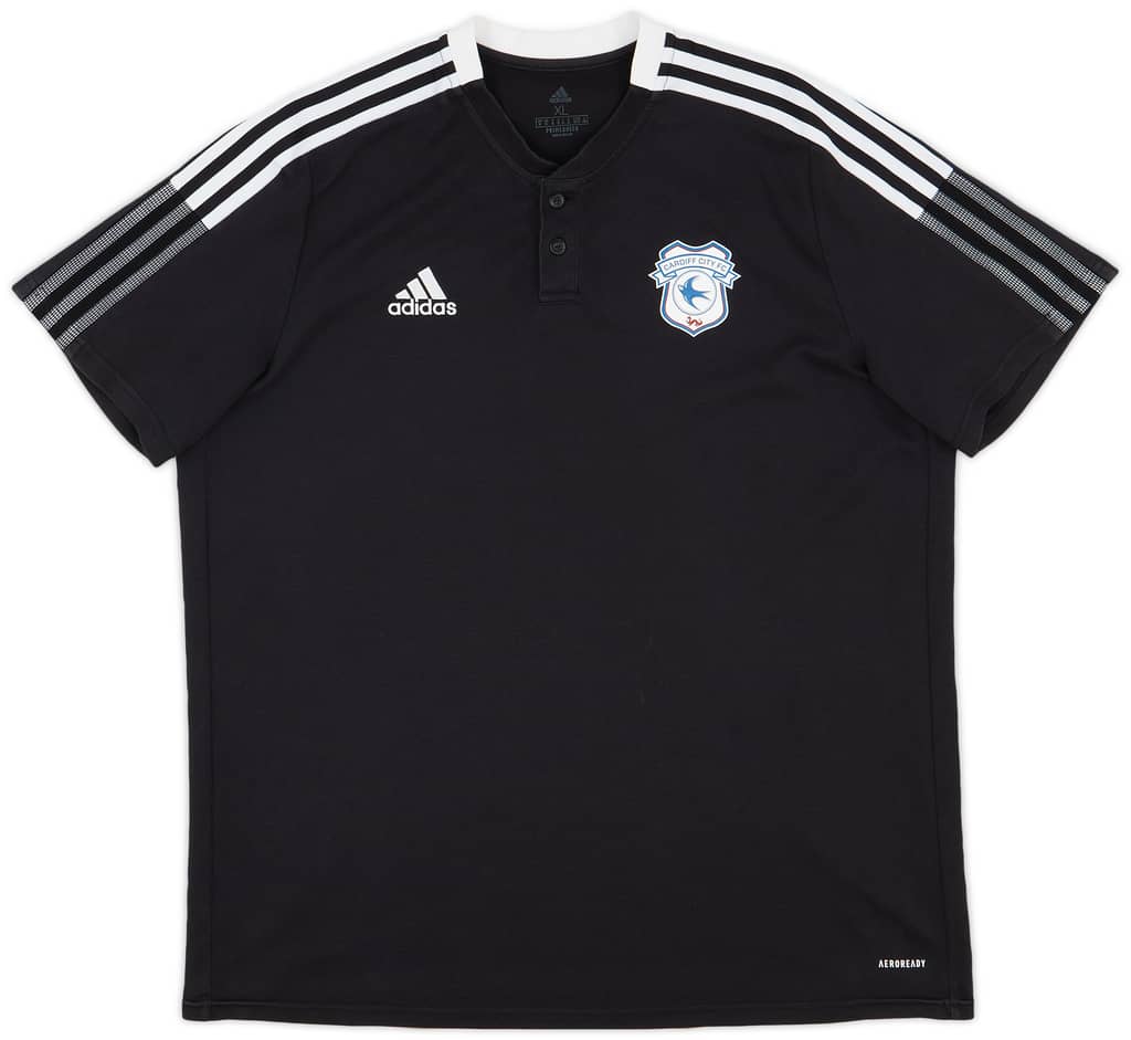 2021-22 Cardiff adidas Polo Shirt - 8/10 - (XL)