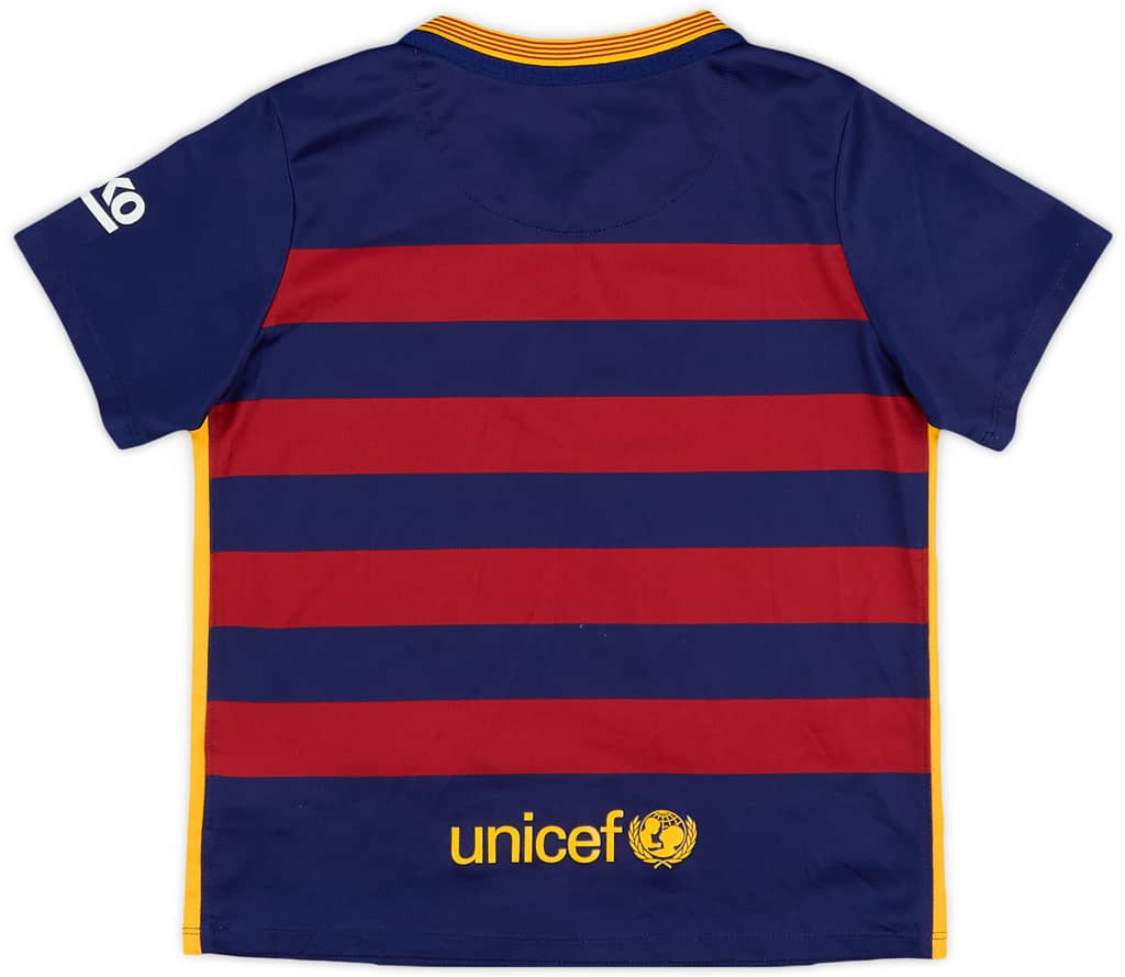 2015-16 Barcelona Home Shirt - 8/10 - (6-7 Years)