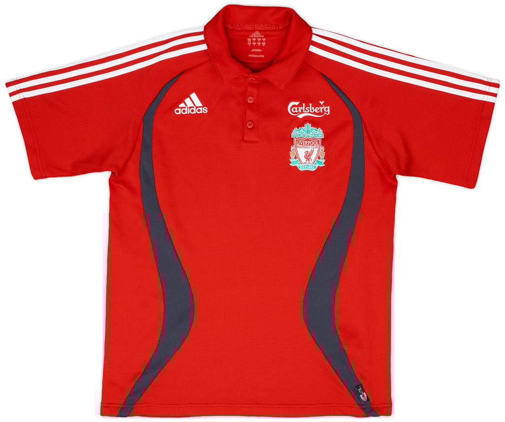2006-07 Liverpool adidas Polo Shirt - 8/10 - (M)