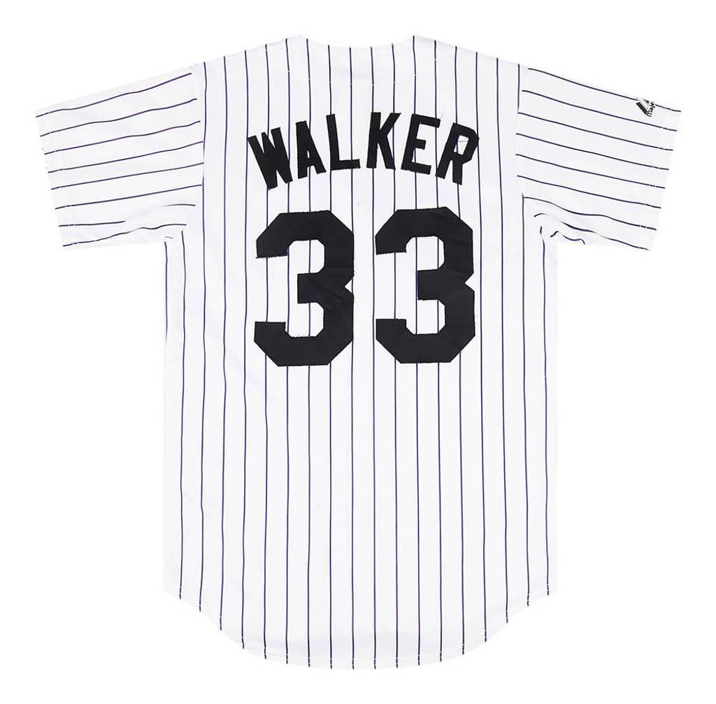 2002-04 Colorado Rockies Walker #33 Majestic Jersey (Home) S
