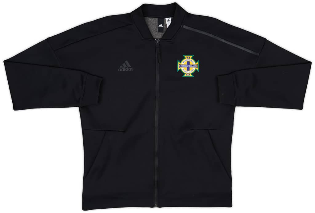 2017-18 Northern Ireland adidas Track Jacket - 8/10 - (M)