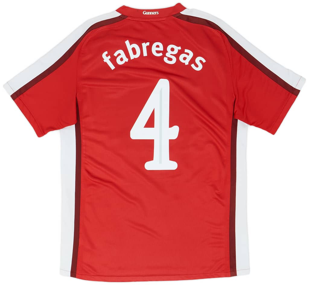 2008-10 Arsenal Home Shirt Fabregas #4 - 6/10 - (M)