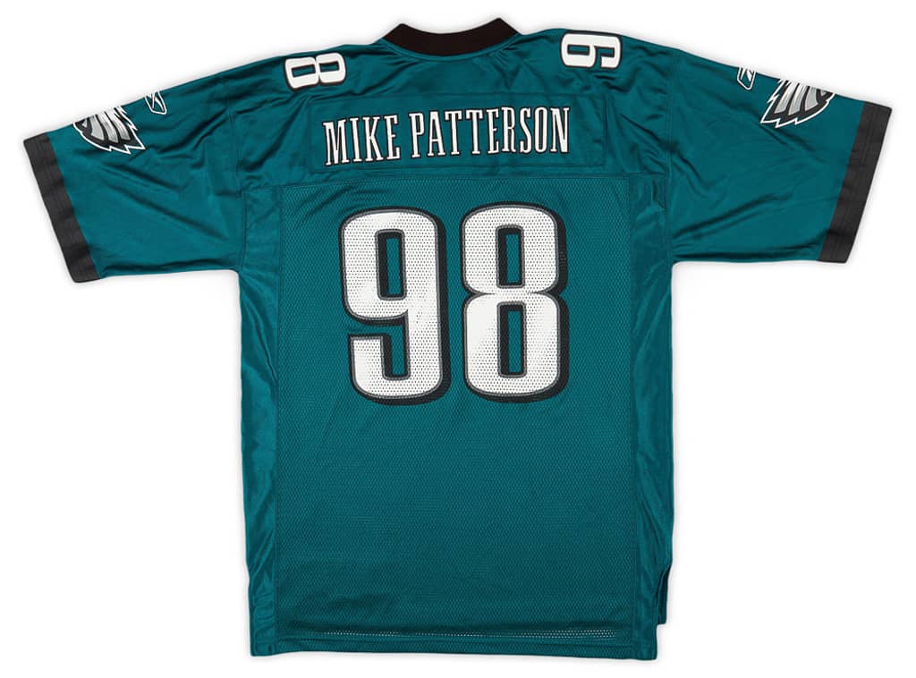 2005-06 Philadelphia Eagles Mike Patterson #98 Reebok On Field Jersey (Home) L