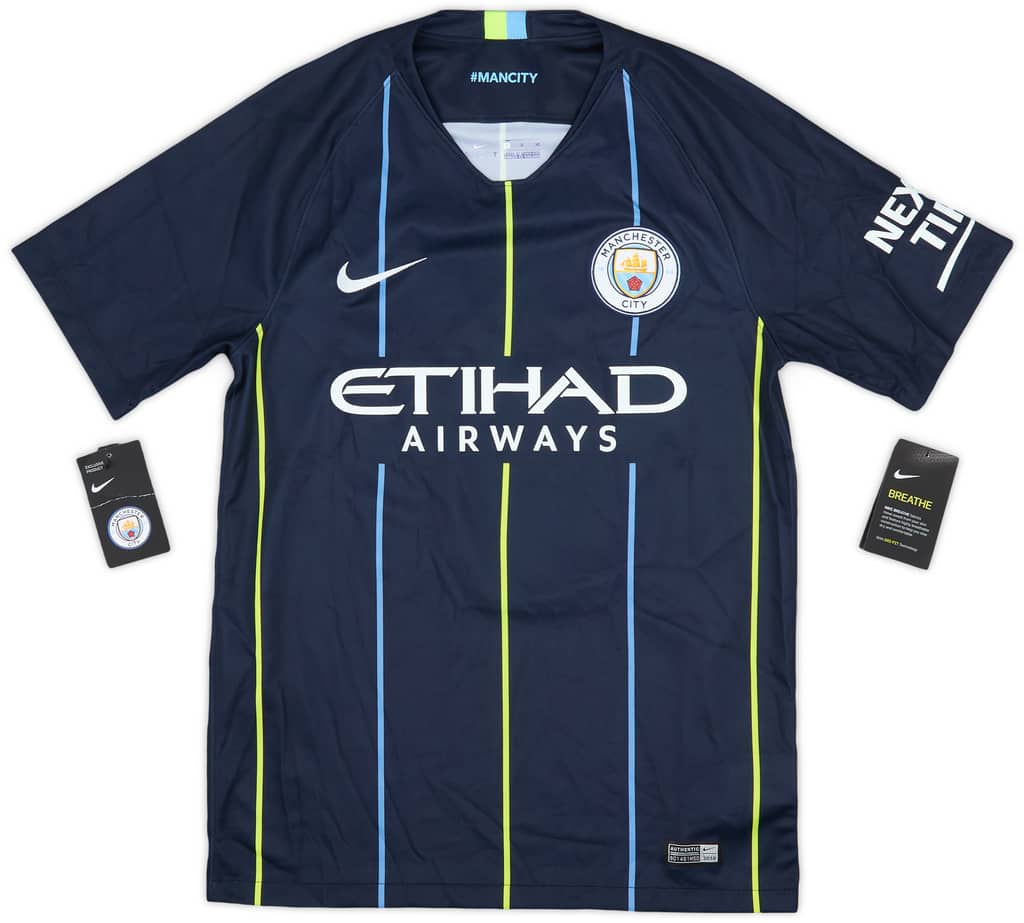 2018-19 Manchester City Away Shirt Silva #21 (S)