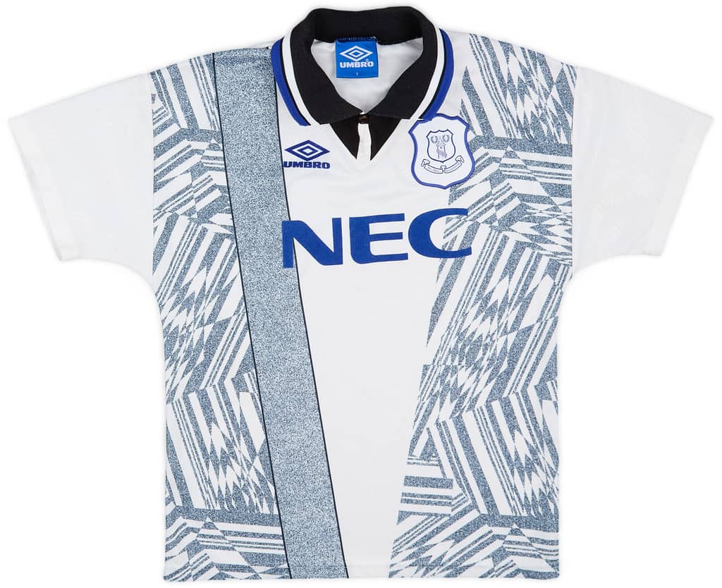 1994-95 Everton Away Shirt - 9/10 - (Y)