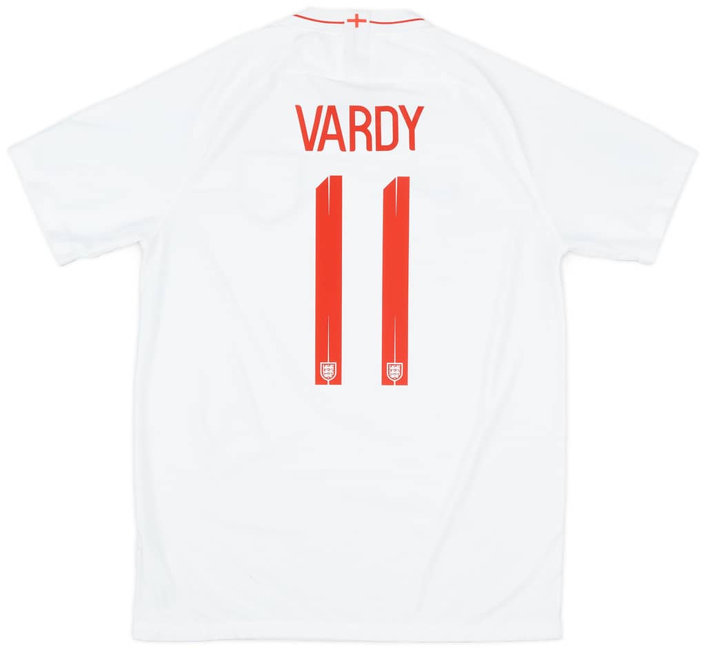 2018-19 England Home Shirt Vardy #11 - 6/10 - (S)