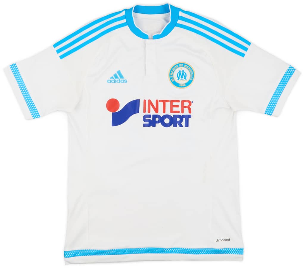 2015-16 Olympique Marseille Home Shirt Batshuayi #22 - 6/10 - (S)
