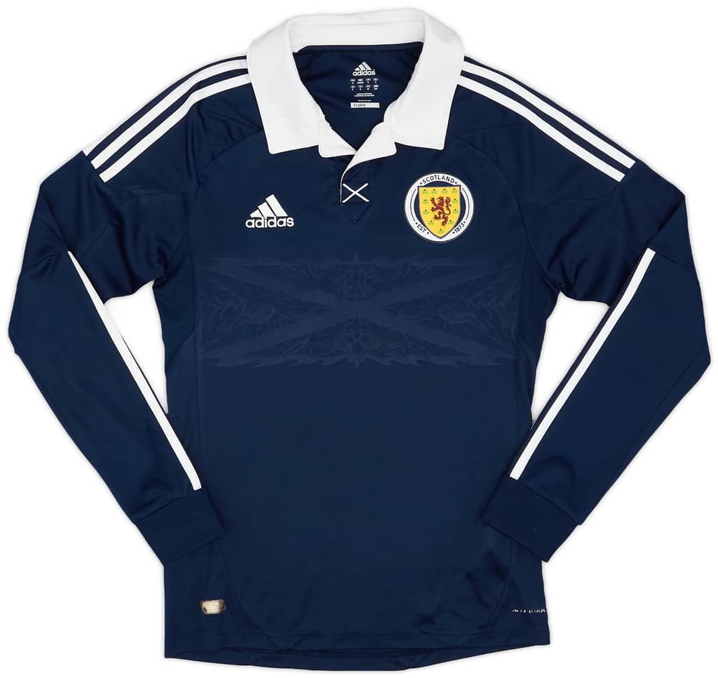 2011-13 Scotland Home L/S Shirt - 7/10 - (S)