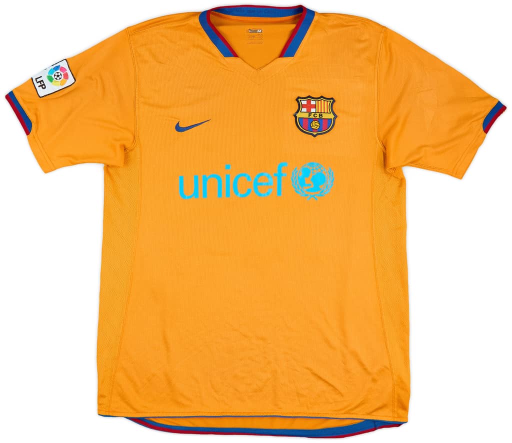 2006-08 Barcelona Away Shirt Messi #19 - 6/10 - (M)