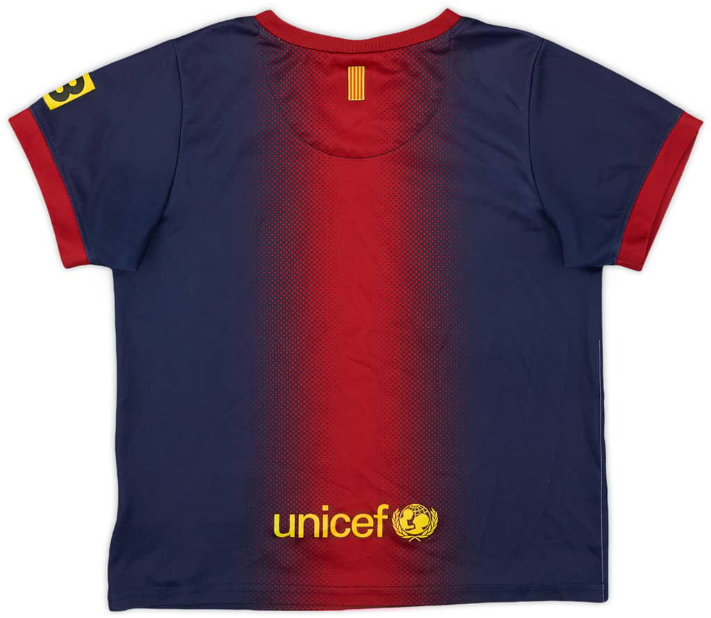 2012-13 Barcelona Home Shirt - 6/10 - (5-6 Years)