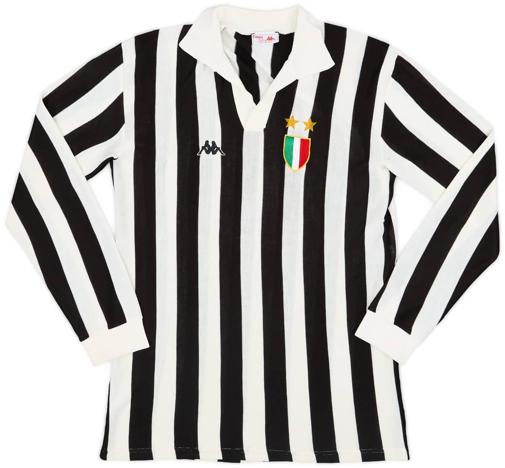 1982-83 Juventus Home L/S Shirt - 7/10 - (L)