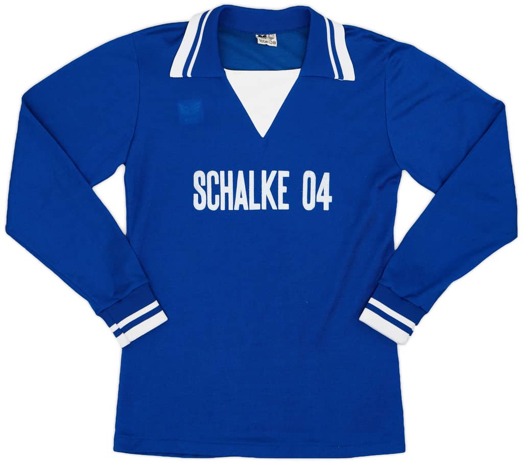 1977-78 Schalke Home L/S Shirt - 6/10 - (M)