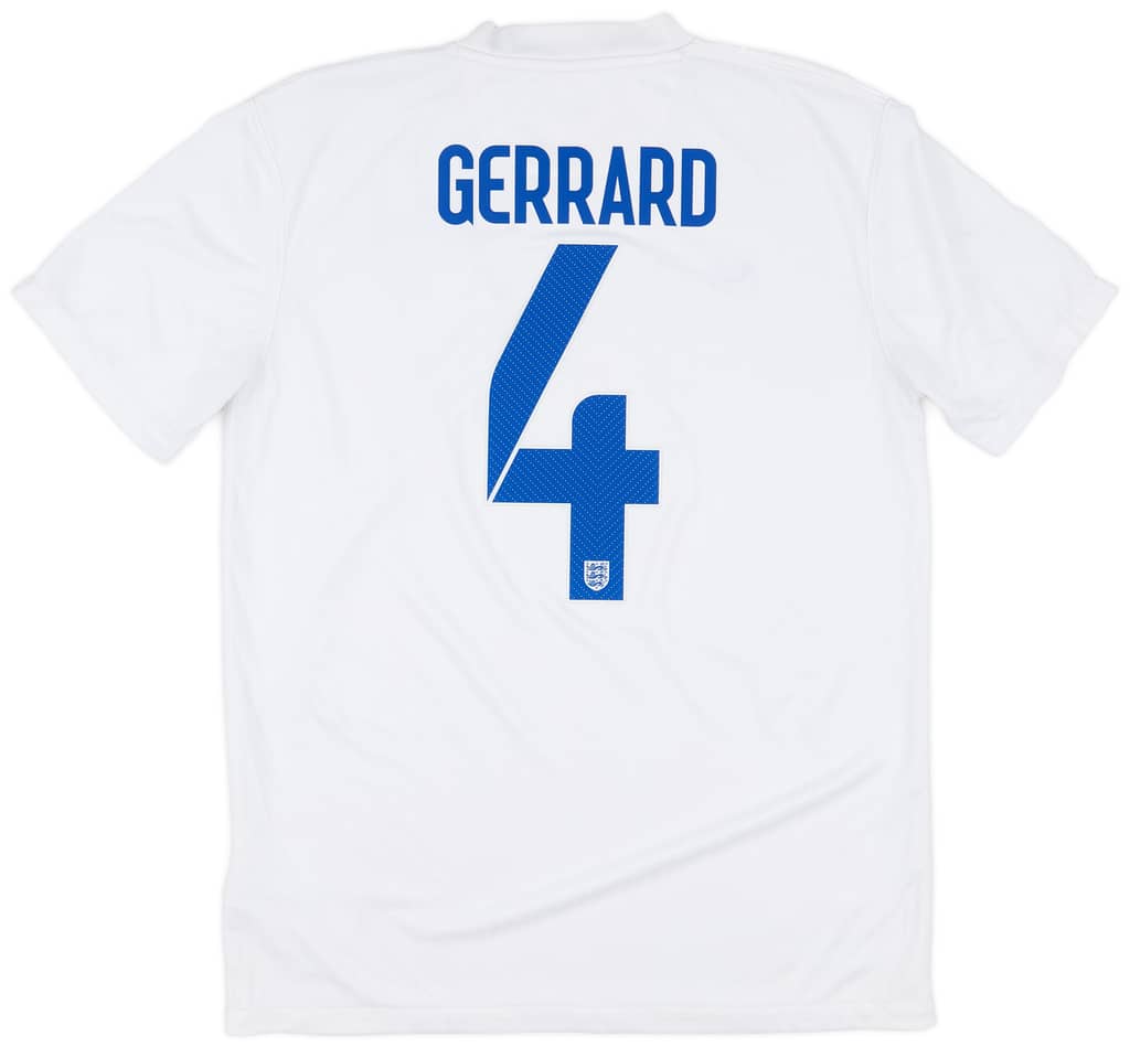2014-15 England Home Shirt Gerrard #4 - 7/10 - (M)