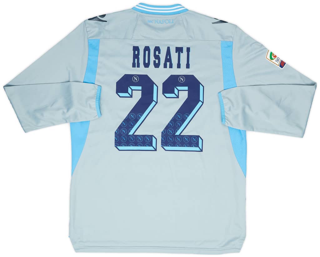 2012-13 Napoli Match Issue GK Shirt Rosati #22