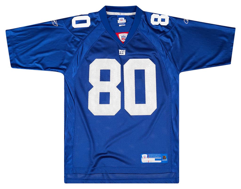 2005-06 New York Giants Shockey #80 Reebok On Field Jersey (Home) L