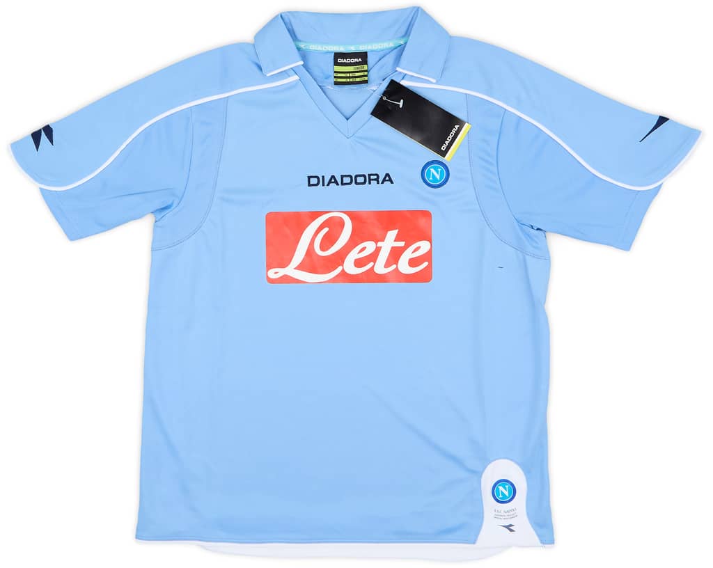 2008-09 Napoli Home Shirt (L.Boys)