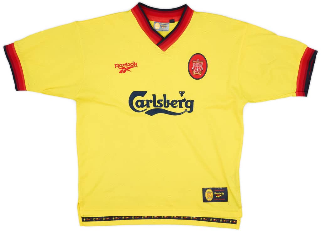 1997-99 Liverpool Away Shirt Fowler #9 - 8/10 - (M)