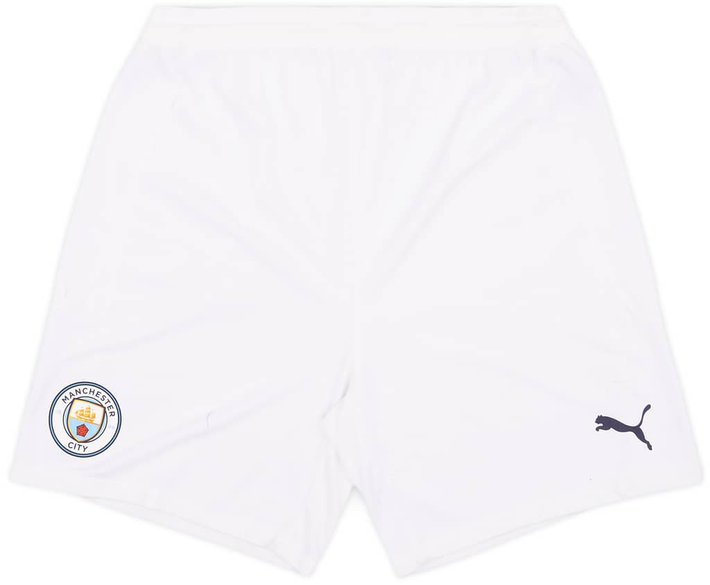 2020-21 Manchester City Player Issue Home Shorts - 5/10