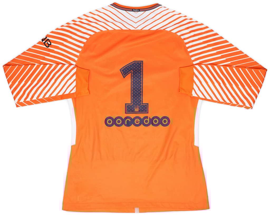 2017-18 Paris Saint-Germain Player Issue GK Shirt #1 - 8/10 - (L)