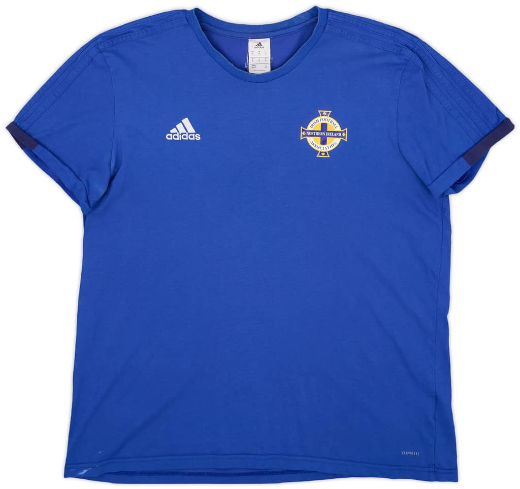 2017-18 Northern Ireland adidas Cotton Tee - 7/10 - (XL)