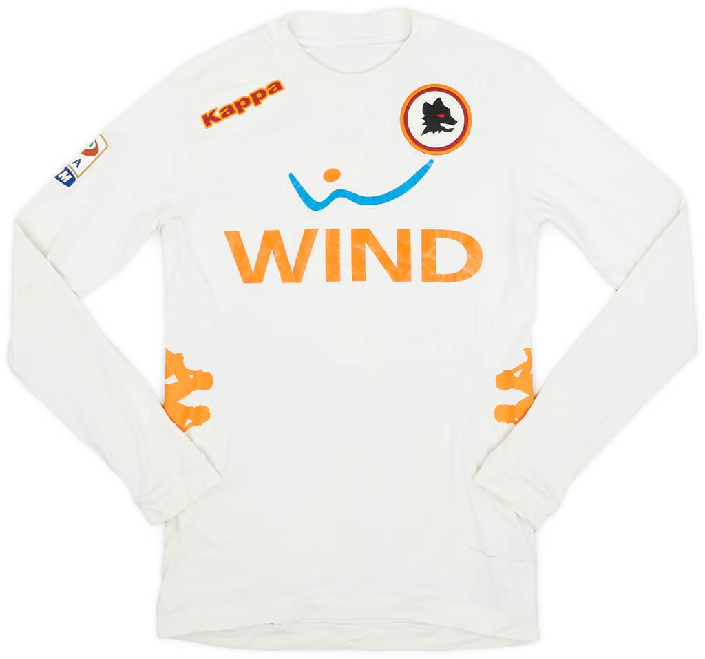 2011-12 Roma Away L/S Shirt - 7/10 - (XS)
