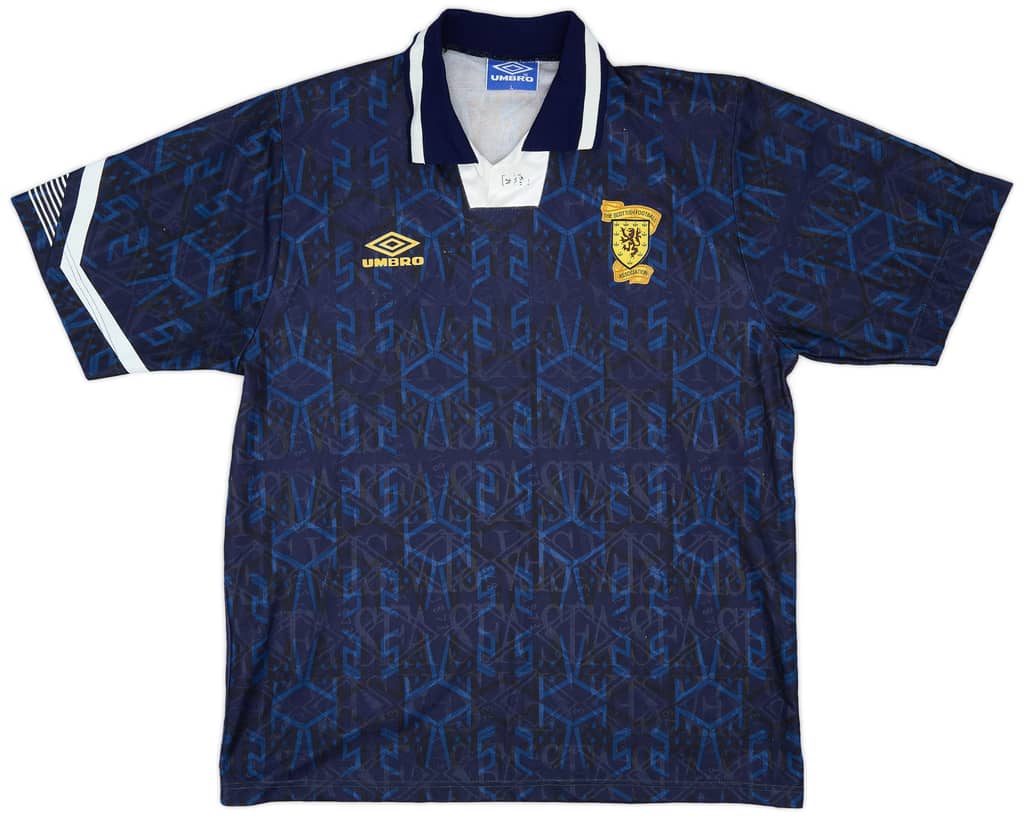 1991-94 Scotland Home Shirt - 8/10 - (L)