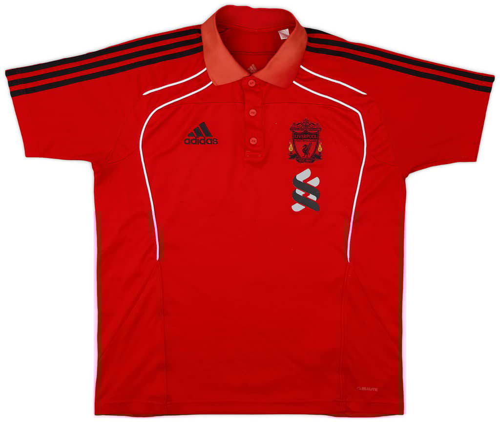 2010-11 Liverpool adidas Polo Shirt - 8/10 - (M)