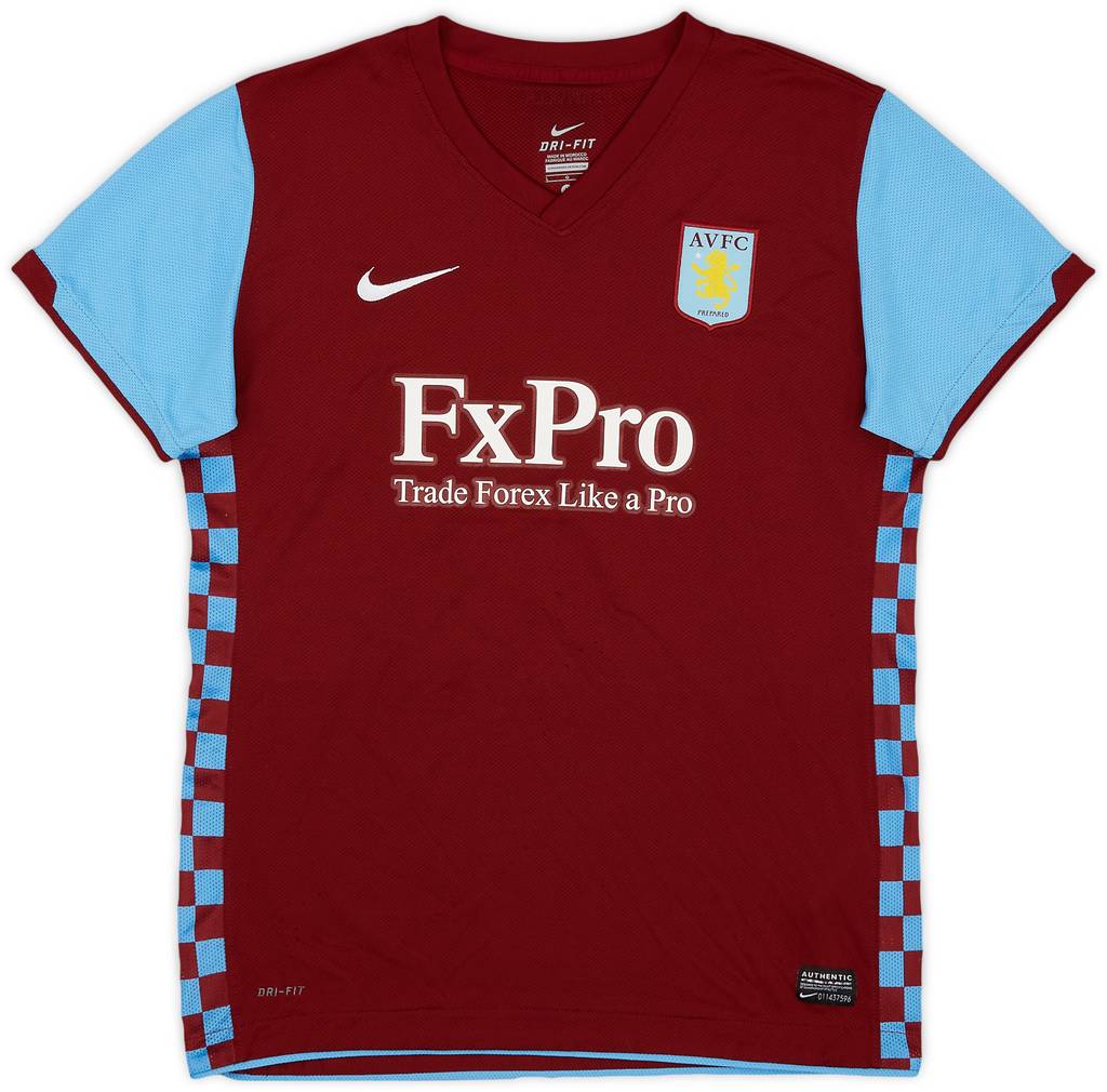 2010-11 Aston Villa Home Shirt - 8/10 - (Women's L)