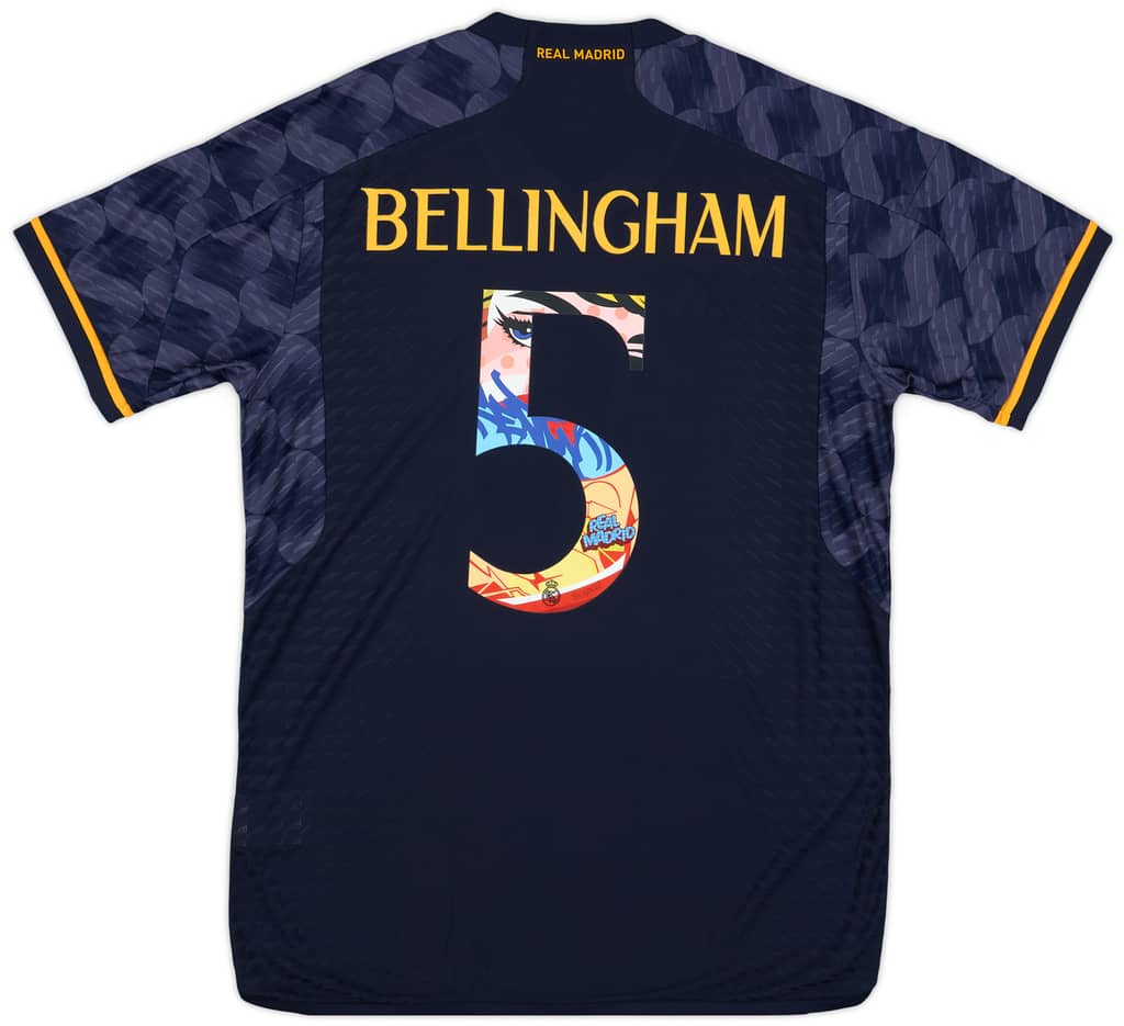 2023-24 Real Madrid Authentic Away Shirt Bellingham #5 (L)